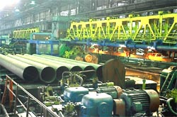 Chelyabinsk Tube-Rolling plant. Section of hydrostatic testing