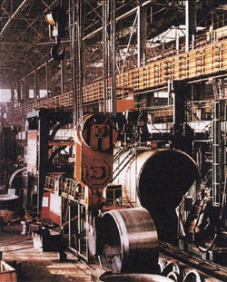 Manufacturing of equipment for a nuclear power plant at Izhorskie Zavody