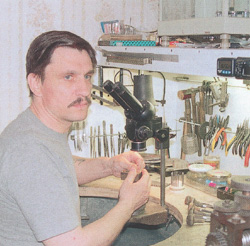 Jeweller Sergei Egorov