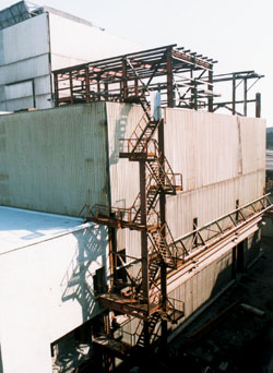 Head division of the rail and structural steel mill (general view)