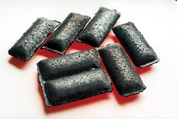 Products of metallized briquettes plant: HBI