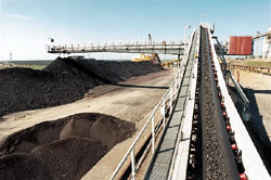 JSC "Lebedinsky Mining and Dressing Plant": conveyer at metallization plant